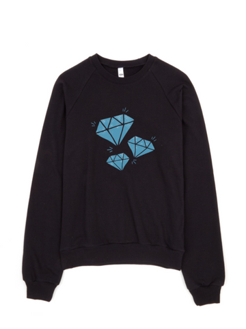 Bon Bon Vie Diamond Life Sweatshirt Black