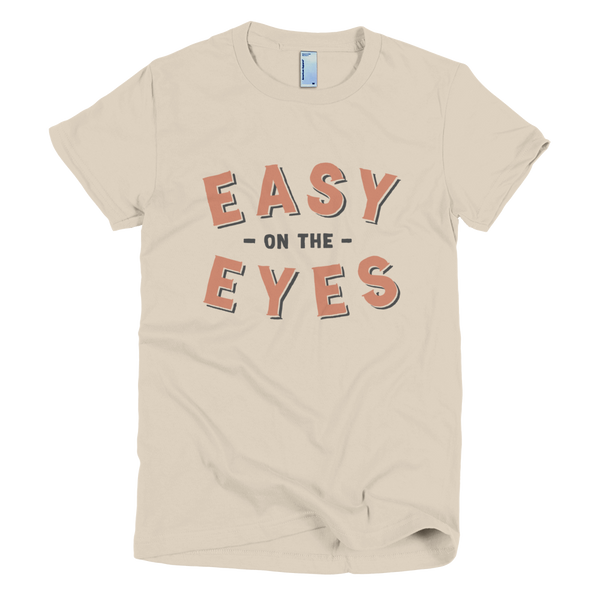 Bon Bon Vie Easy On The Eyes T-Shirt Creme