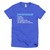 Bon Bon Vie Entrepreneur T-Shirt Royal Blue