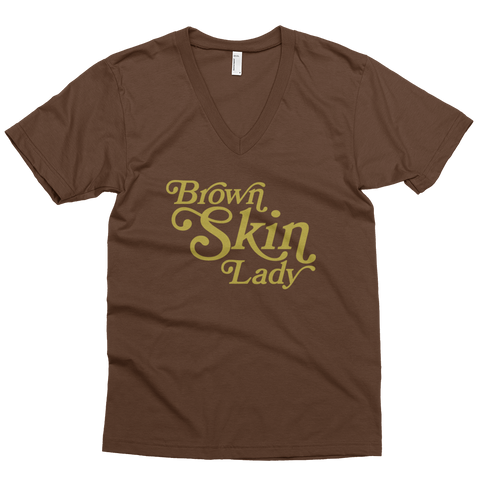Brown Skin Lady V-Neck