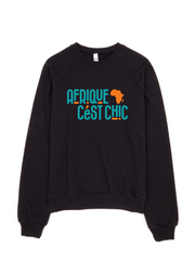 Bon Bon Vie Afrique C'est Chic Sweatshirt Black