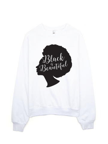 Bon Bon Vie Black Is Beautiful 2.0 Sweatshirt White