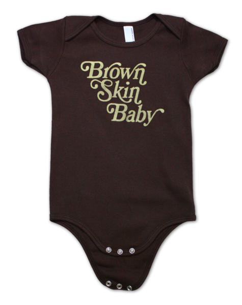 Bon Bon Vie Brown Skin Baby One-Piece Brown