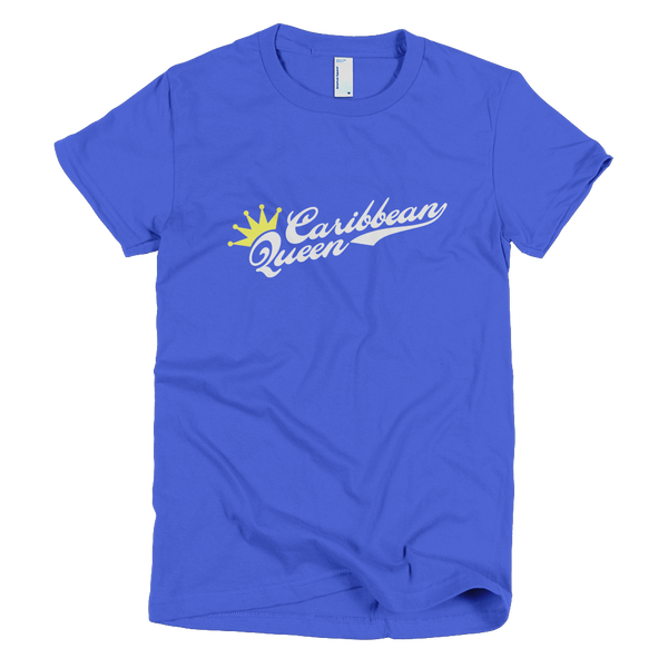 Bon Bon Vie Caribbean Queen T-Shirt Royal Blue