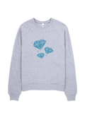 Bon Bon Vie Diamond Life Sweatshirt Heather Gray