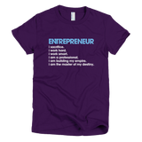 Bon Bon Vie Entrepreneur T-Shirt Eggplant